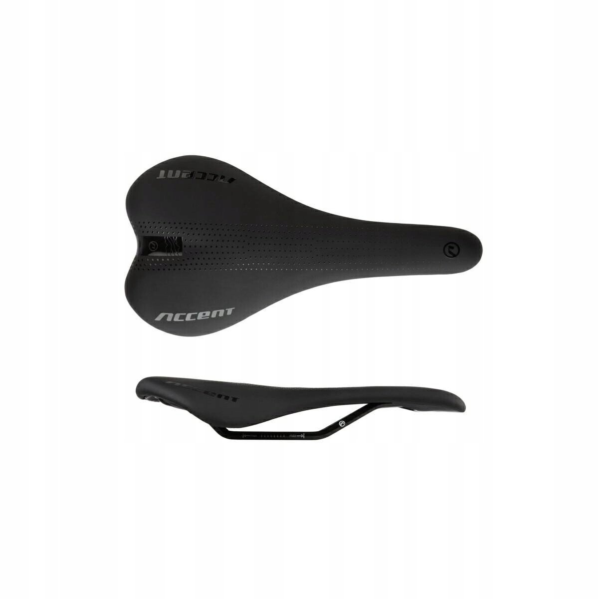 Accent Point Zwart Zadel - Comfortabel fietszadel voor MTB & Race