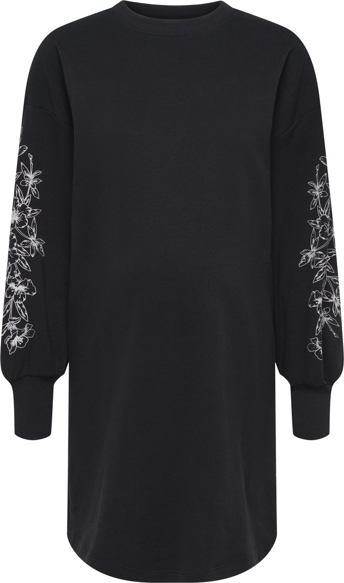 Only MATERNITY Sweatjurk OLMKOBINA Lange jurk Black
