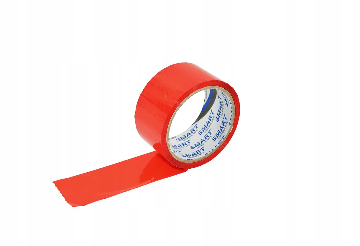Rode Pakkingstape SMART 48mm x 45m - Sterk en Betrouwbaar