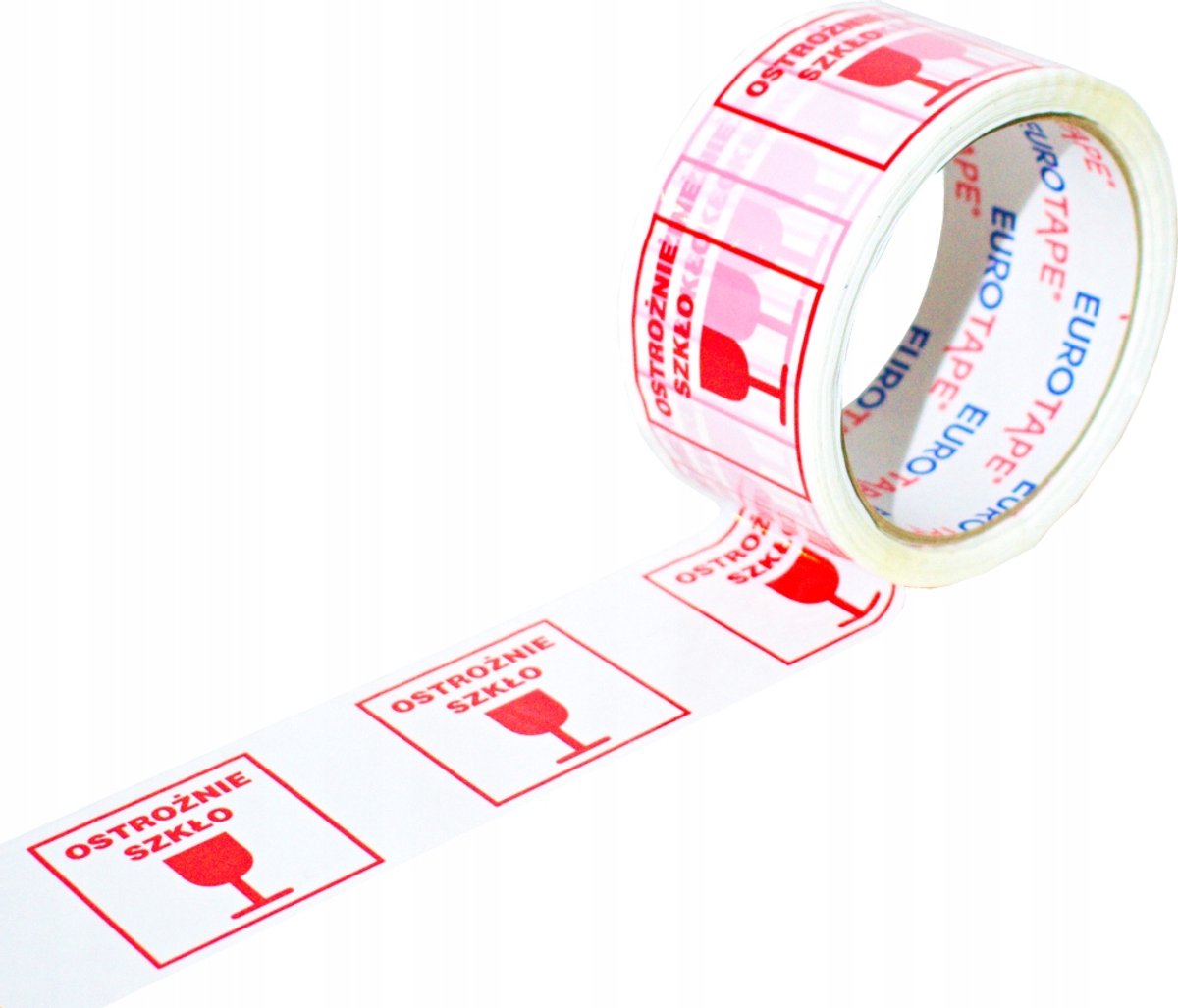 Waarschuwing Glas Tape - 48mm x 54m - 1 Rol