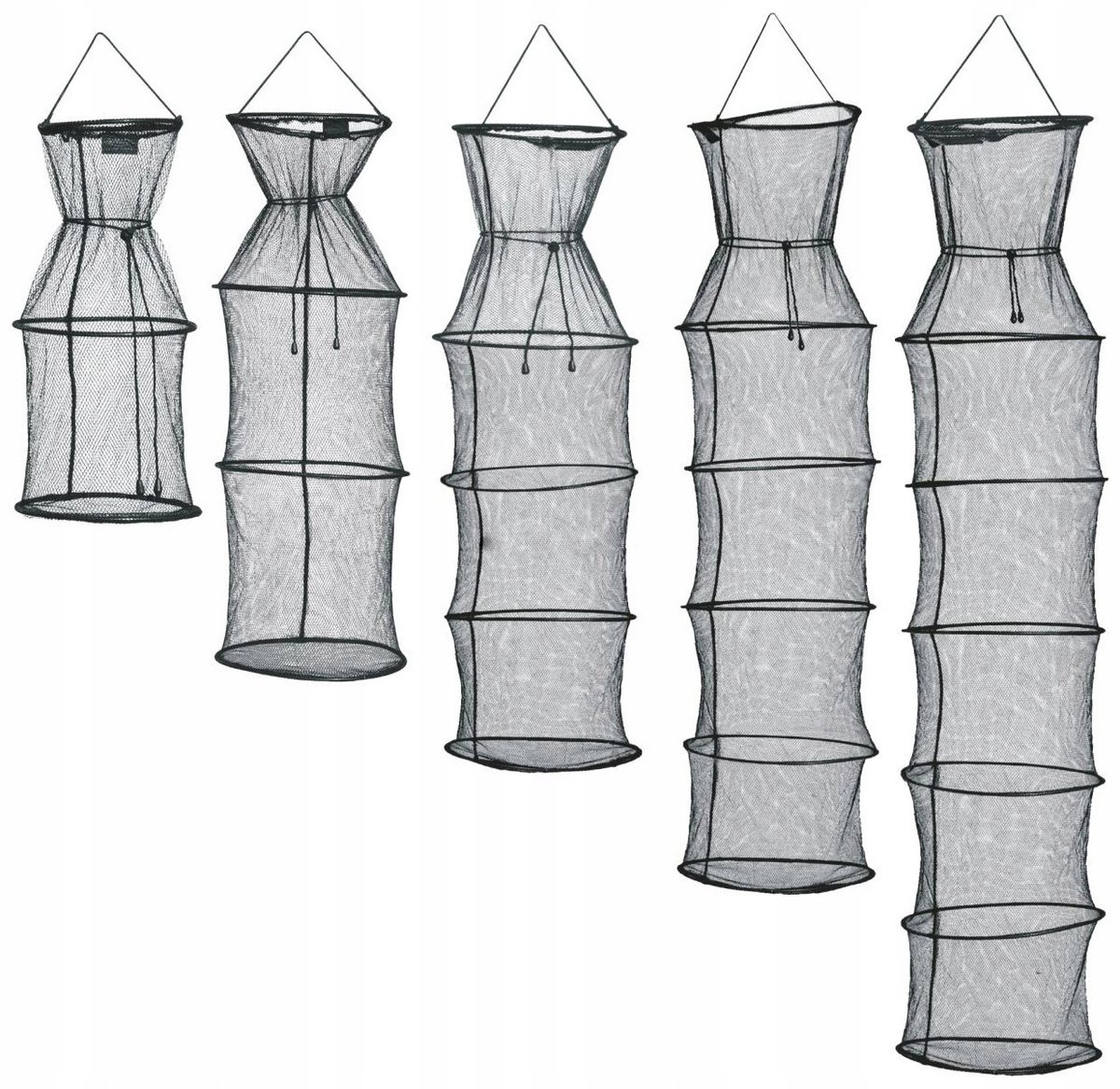 Konger Visnet met ringen 40/150cm - Vang uw vangst veilig