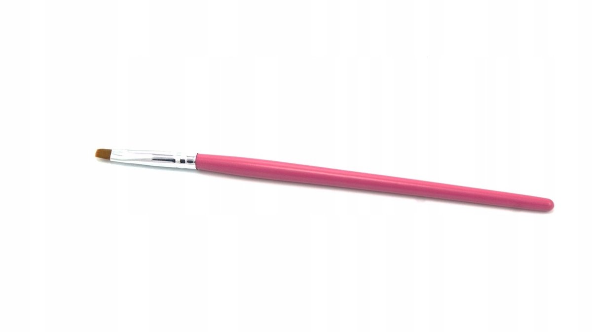 Acrylpenseel #6 Houten Handvat Roze - Professioneel Gel Penseel