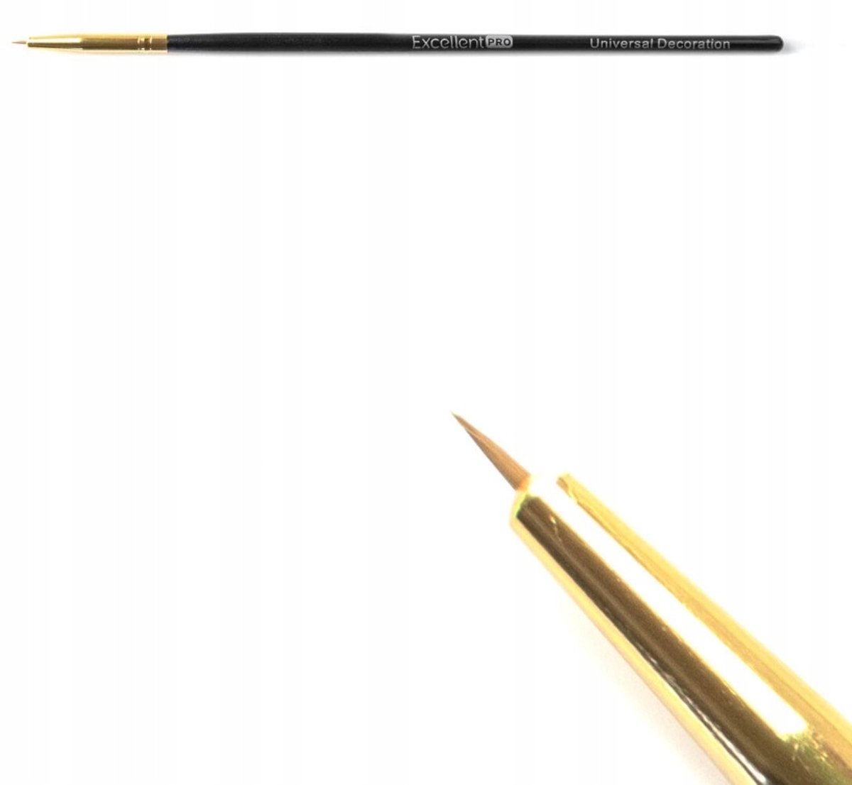 Excellent PRO Nail Art Kwast 3mm - Zwart