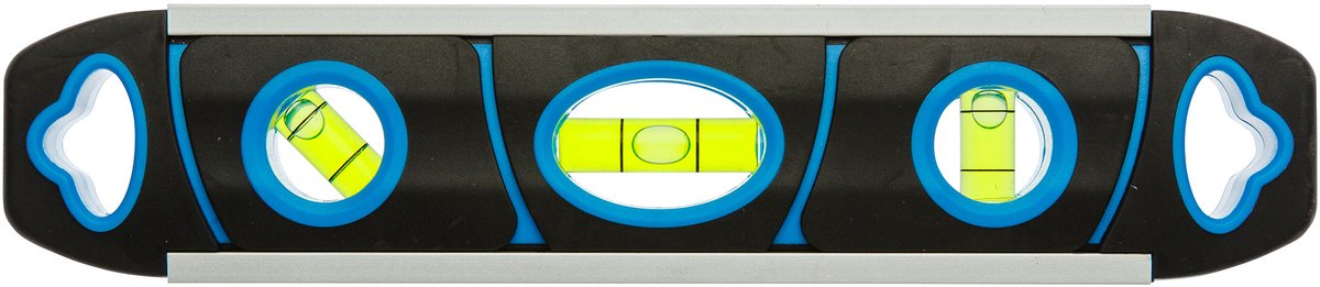 Rechter Torpedo Waterpas 22,2 cm - 3 Libellen
