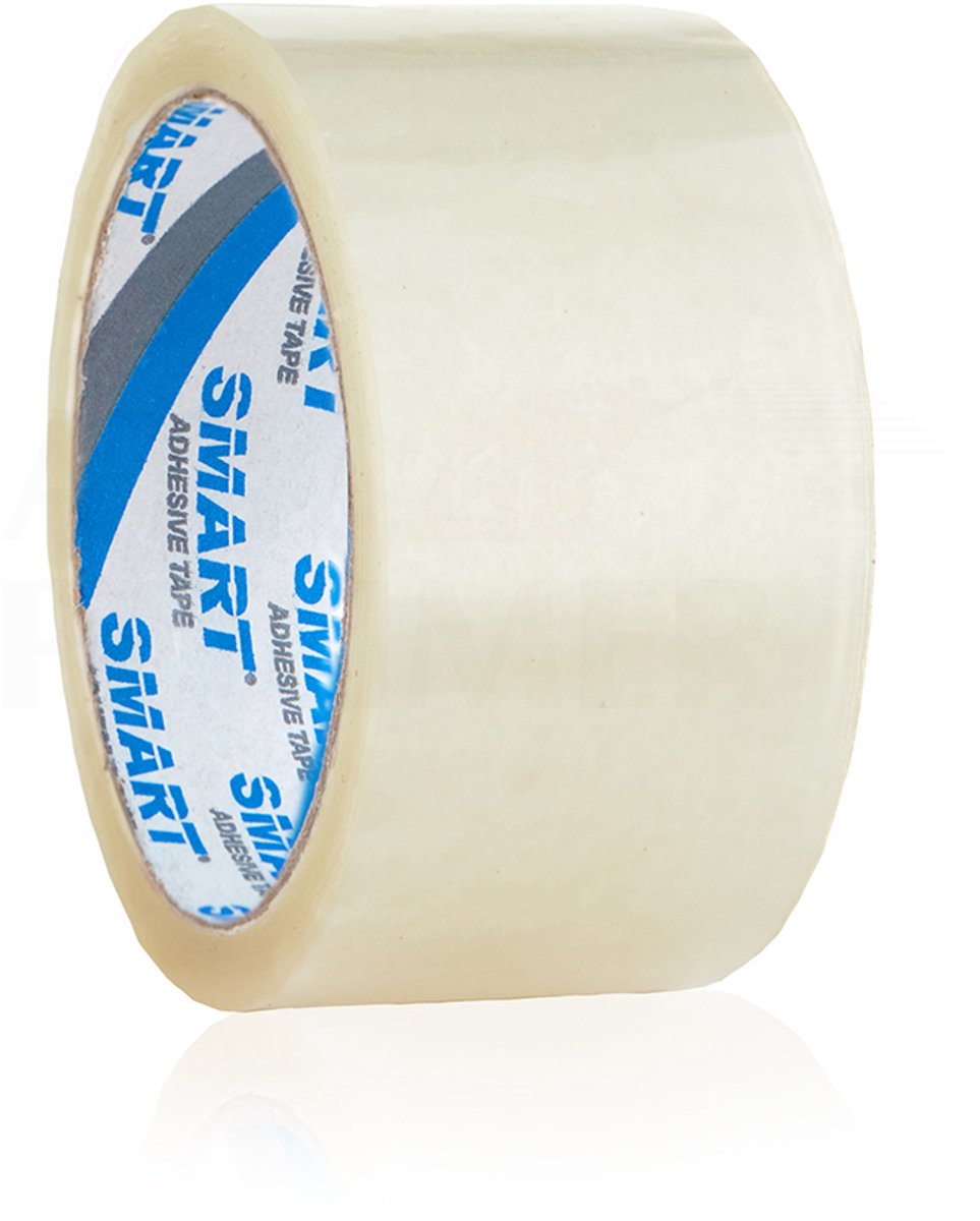 Smart Pakband Kwaliteit - 48mm x 66m - Transparant - 1 Rol