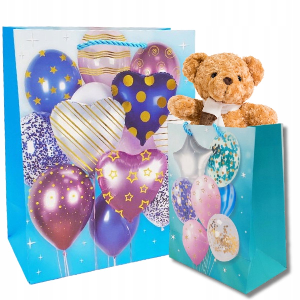 Decoratieve Cadeautas 23x18cm - Diverse patronen
