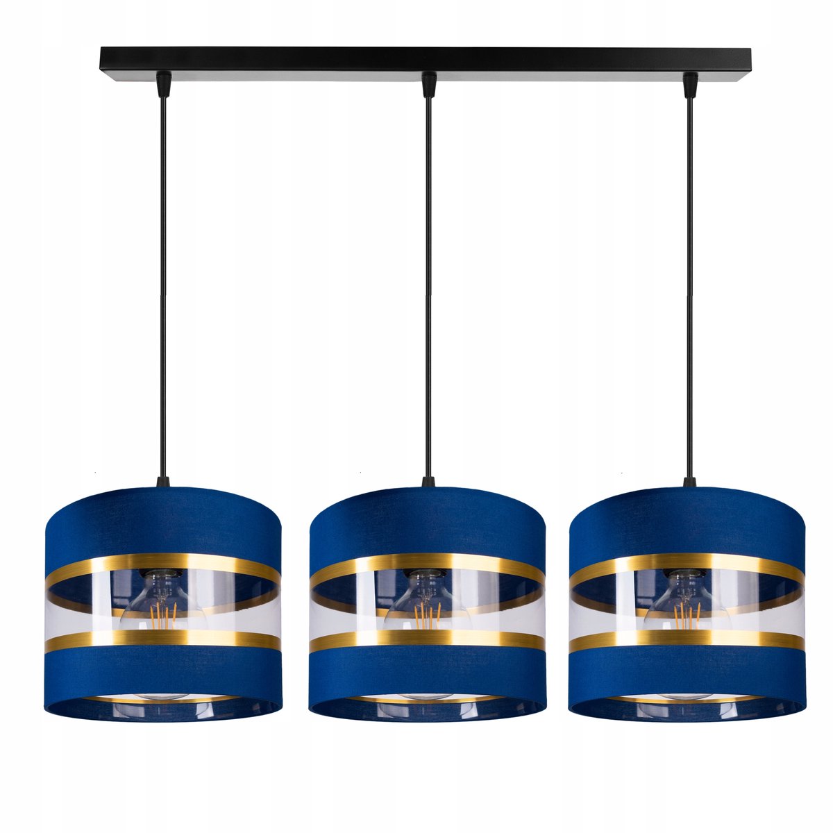 Hanglamp met 3xE27 fitting, in hoogte verstelbaar, diverse kleuren