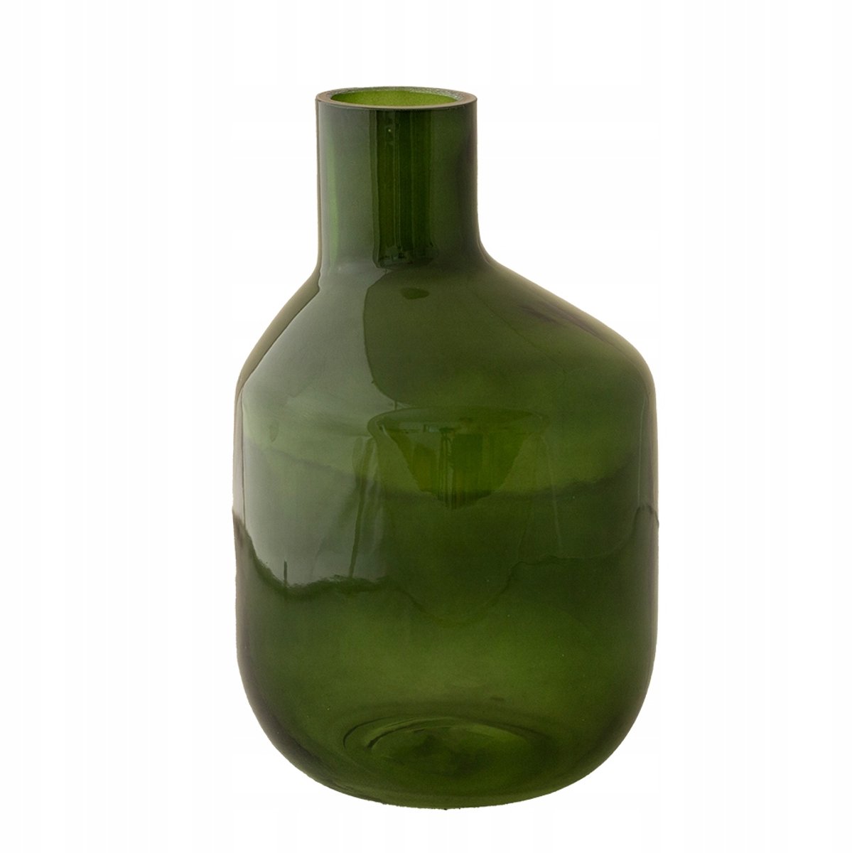 Groene Glazen Vaas Noa Transparant H20cm