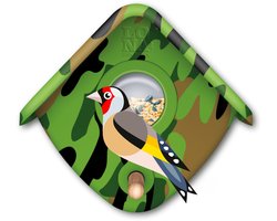 Tuinvogel Voersilo H1 Camou Zaden Vetbollen Houder Vogelvoer Huisje Zaad Vogelzaad Voerhouder Vogel