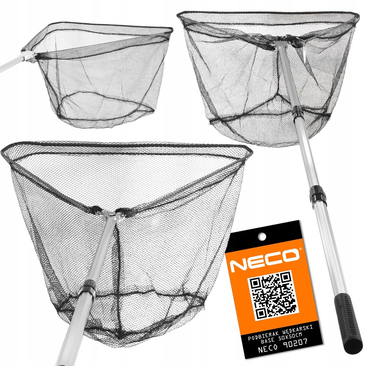 Neco Telescoop Schepnet 1.9m - 50x50cm Visnet