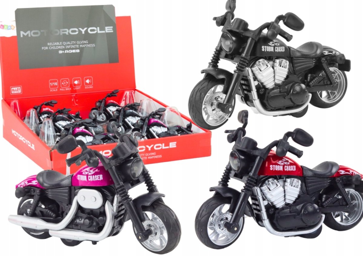 Speelgoed motor met frictieaandrijving, 3 kleuren, vanaf 3 jaar