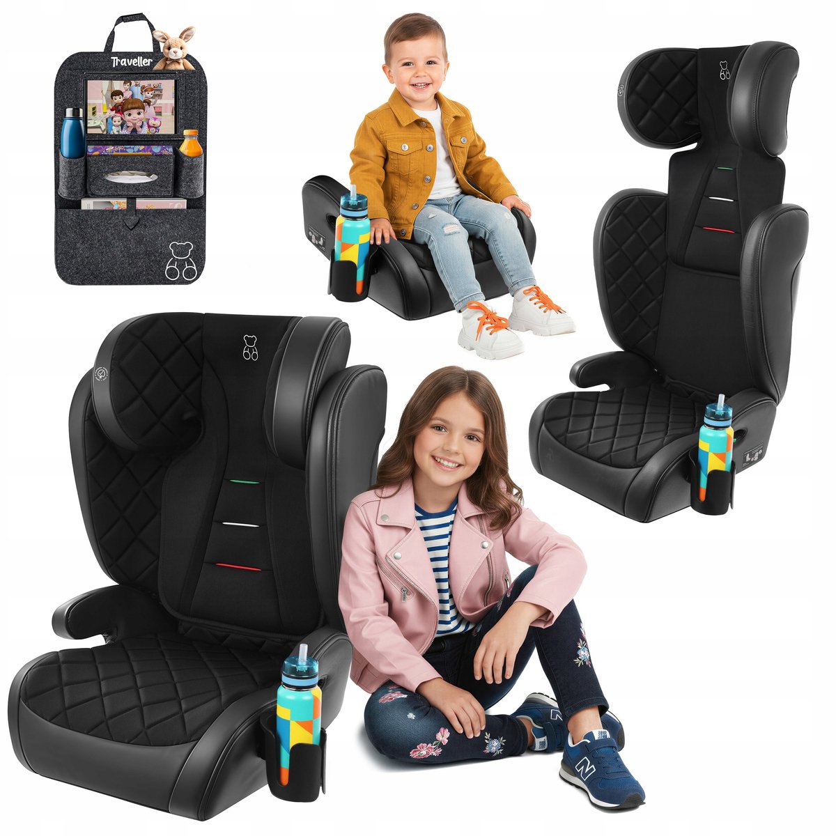 Kinderautostoeltje 2-in-1 booster 15-36 kg i-Size R129 comfort
