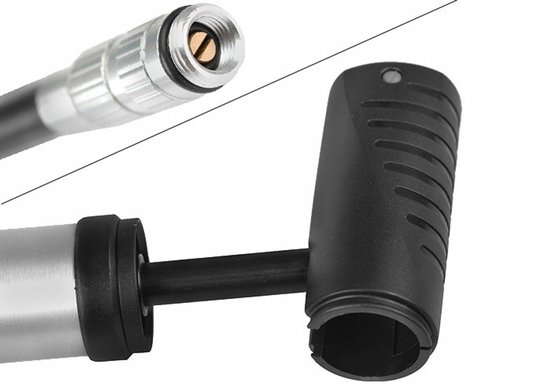 Beto Aluminium Fietspomp met Manometer & Slang - 80 PSI — afbeelding 4