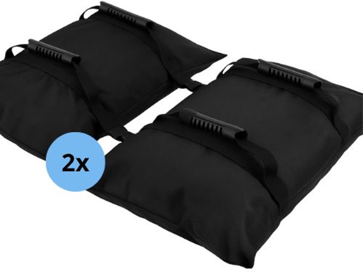 Verzwaringsset 2 stuks - 30 kg - 49 x 26 cm - Heavy Duty - Stapelbaar & Koppelbaar - Inclusief waterdichte PE binnenzakken - Ongevuld