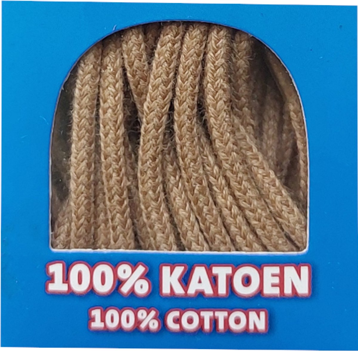 Marla/Ronilux Veter - Licht Beige - Dun Rond - Lengte 90 cm - Dikte 2,5 mm - Schoenveter