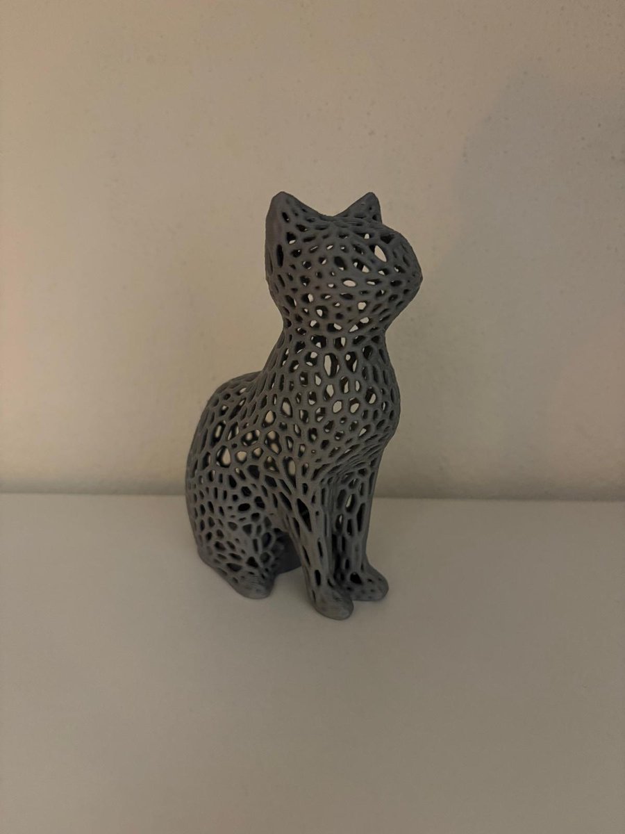 3DPrintingArtist Kat Lantaarn – Sfeerverlichting – Warm Wit Licht - 3D geprint