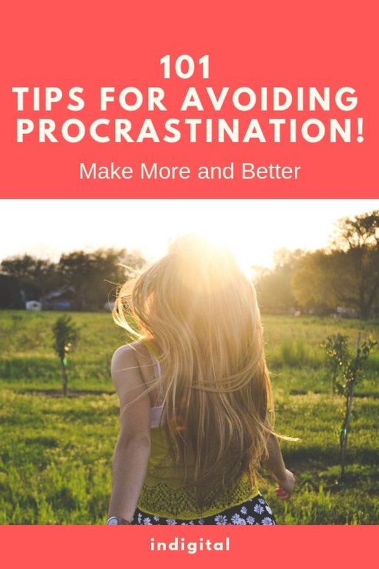101 Tips For Avoiding Procrastination - cover