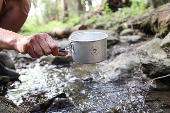 Trangia T-Cup Aluminium 0.5L met Deksel - Lichtgewicht Kampeerpan — afbeelding 2