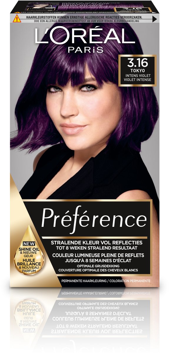 L’Oréal Paris Préférence Haarverf - 3.16 Deep Purple P38