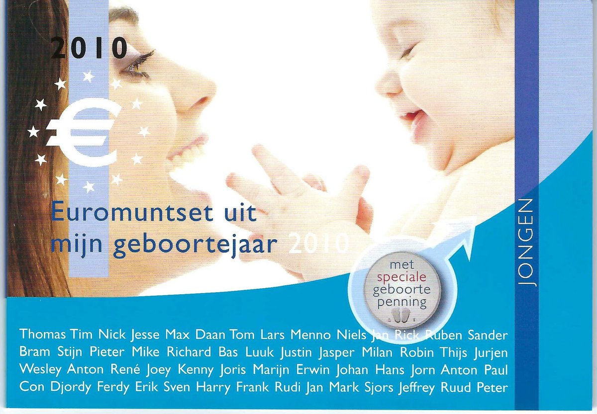 Geboorteset baby jongen 2010