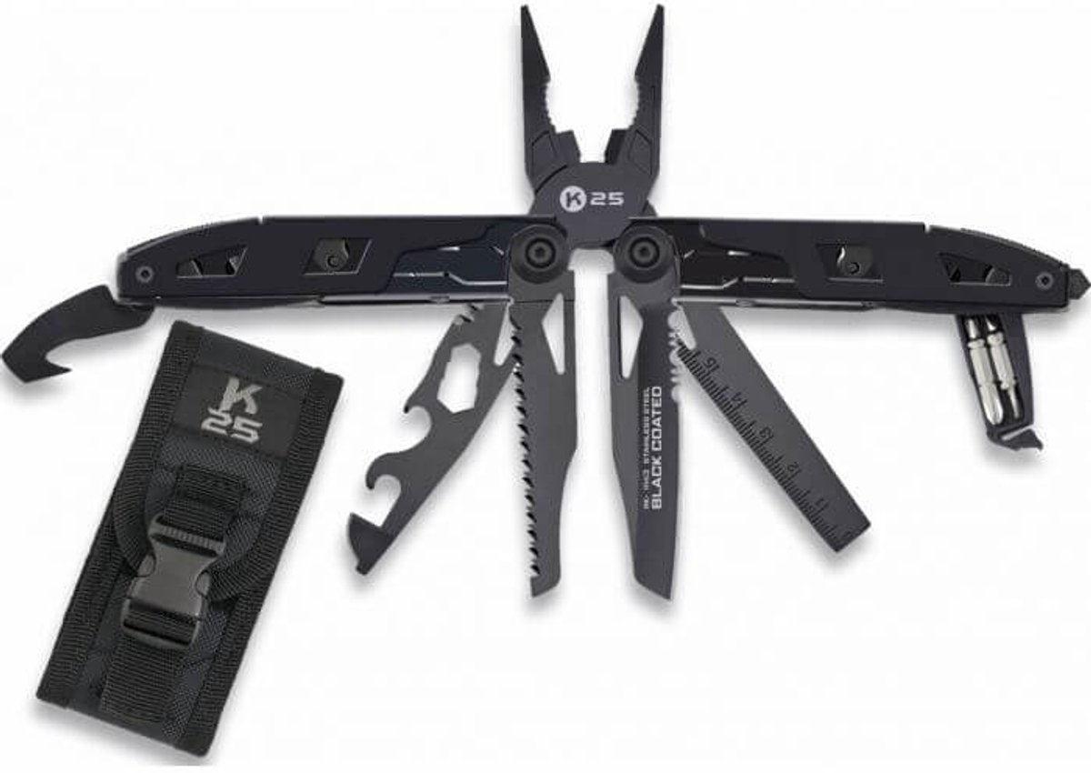 K25 Tactical Multitool 11143 – 17 Functies