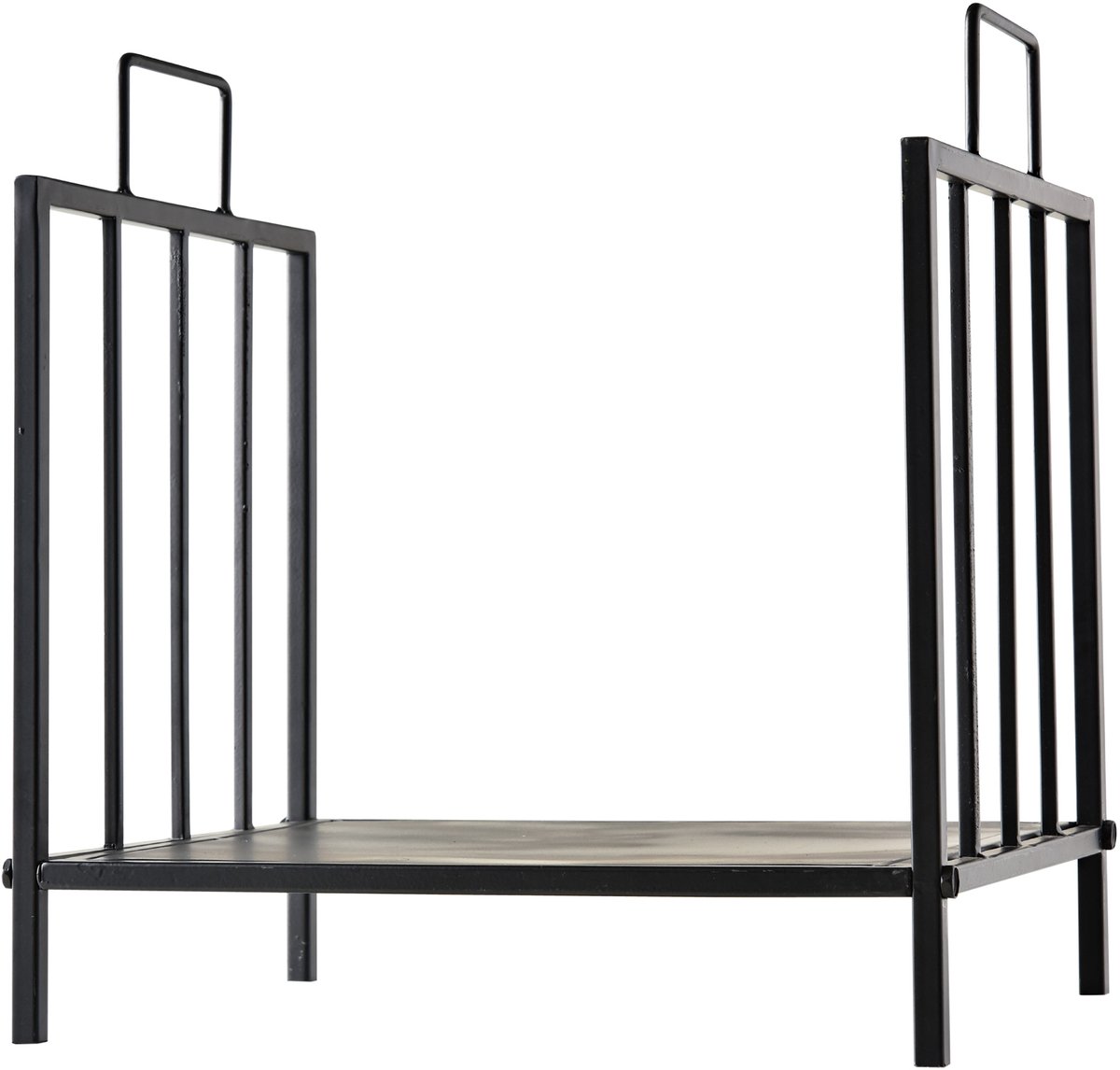 Outsunny Haardhoutrek - Metaal - 44x33x46cm - Zwart