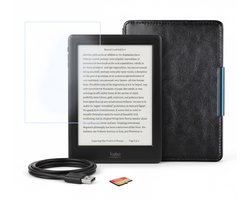 Kobo Glo E-Reader Voordeelset - E-Reader + Hoesje + Screen Protector - 32GB