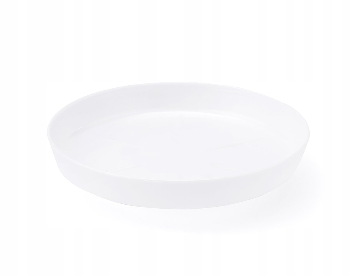 Witte Onderzetter Potmaat 11,2 cm - Duurzaam Kunststof