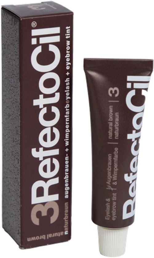 RefectoCil Wenkbrauw- en Wimperverf - Nr. 3 Bruin - 15 ml