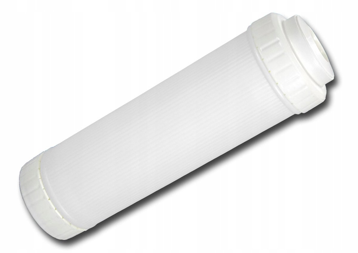 Lege 10-inch filterhuis, wit, hervulbaar, voor waterbehandeling