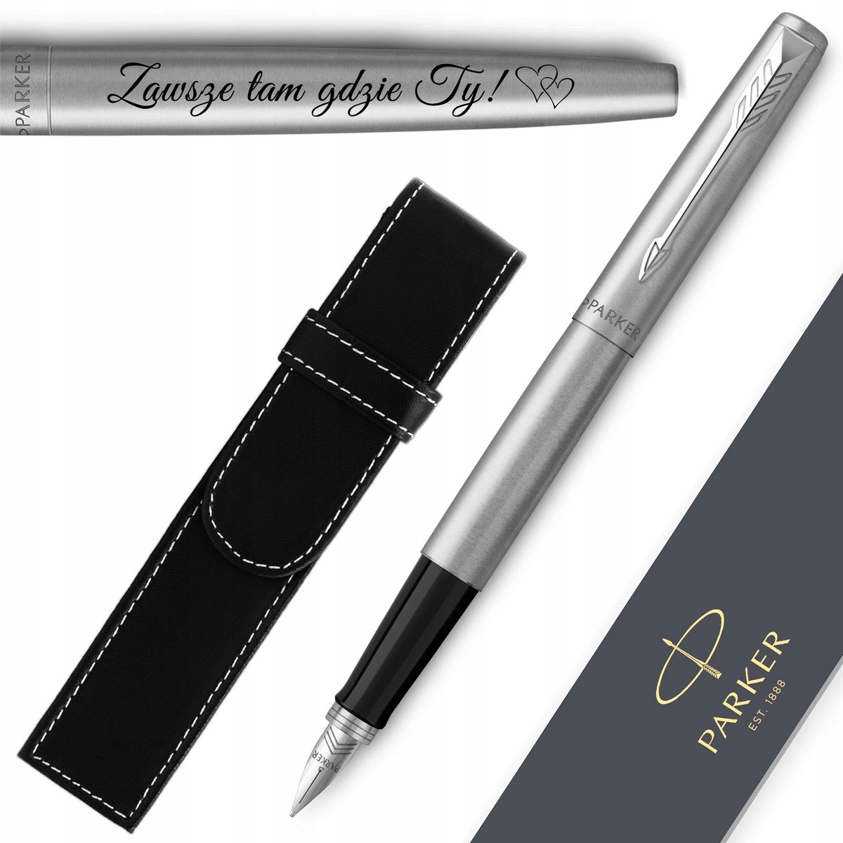 Parker Jotter CT Vulpen met Gravure en Luxe Etui