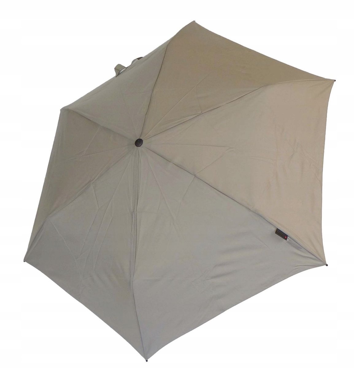 Merkloos Automatische Paraplu, Compact & Winddicht, Taupe