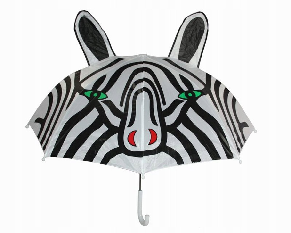 Kinderparaplu met OREN - Zebra Design