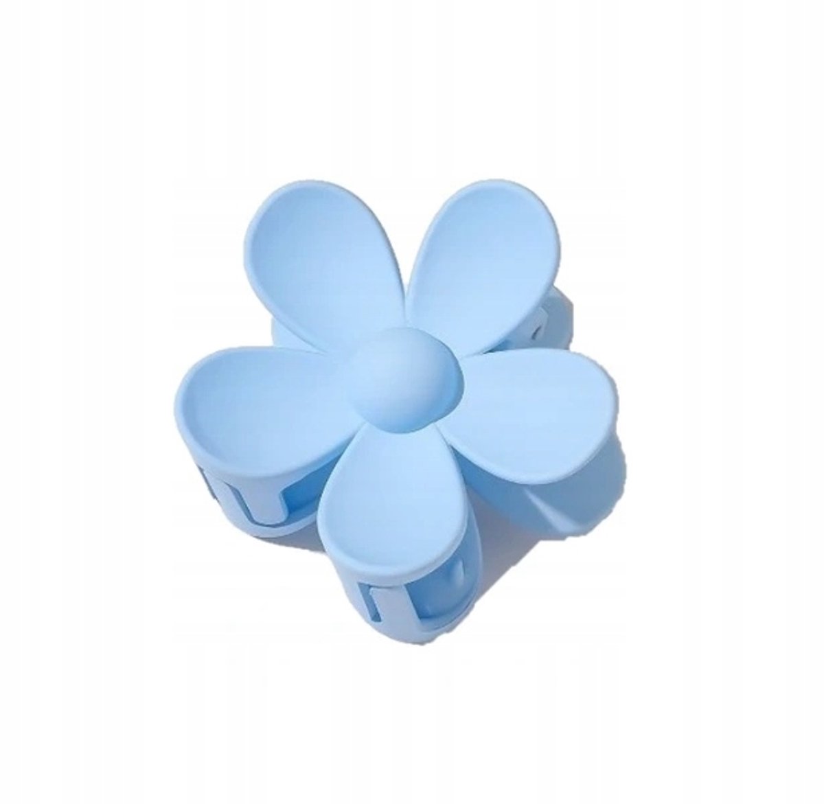 Ecarla Pastel Blauwe Bloem Haarclip SP195 - Stijlvol Accessoire