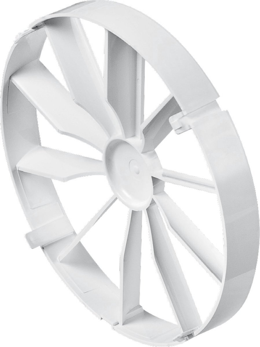 AWENTA terugslagklep Ø125 mm - voor badkamerventilatoren - Kunststof