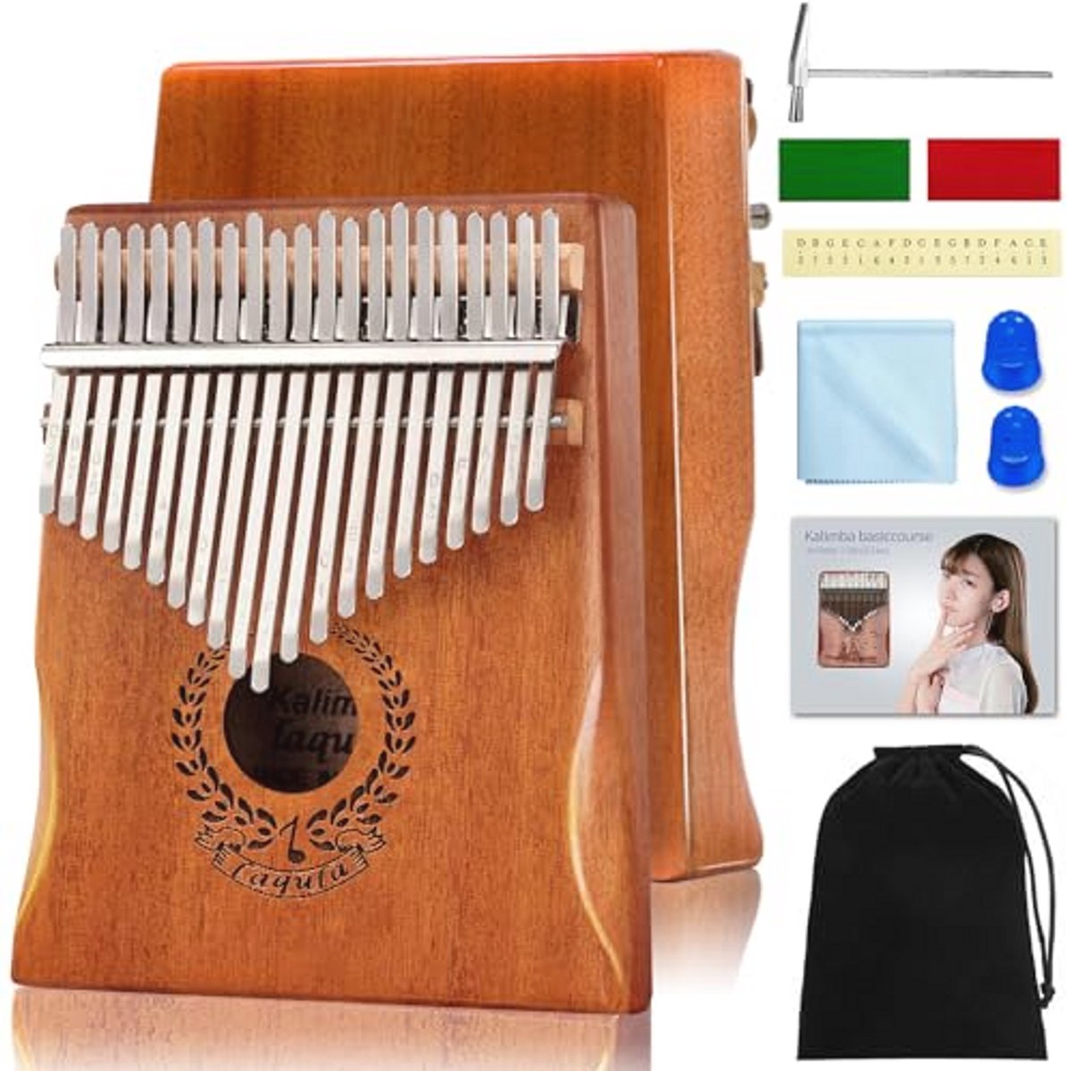 21-toets Kalimba duimpiano - Draagbare vingerpiano voor beginners en professionals