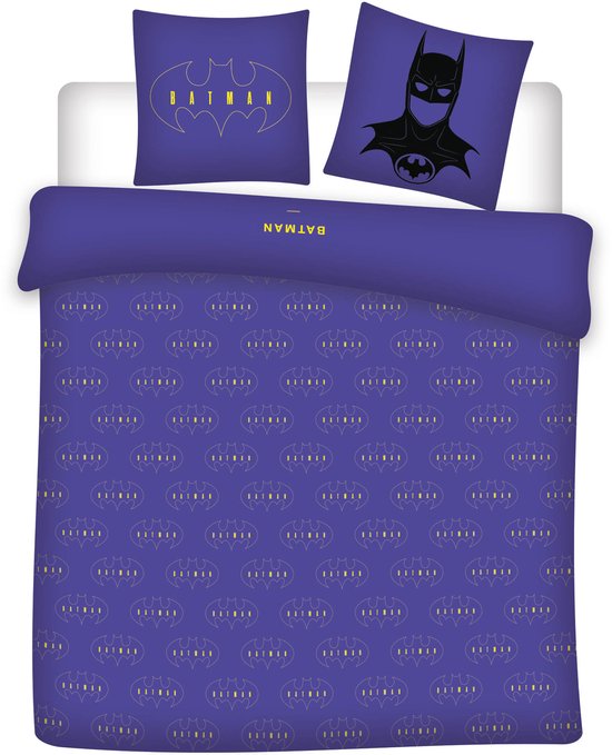 Batman Dekbedovertrek 240x220cm + 2x65x65cm Polykatoen