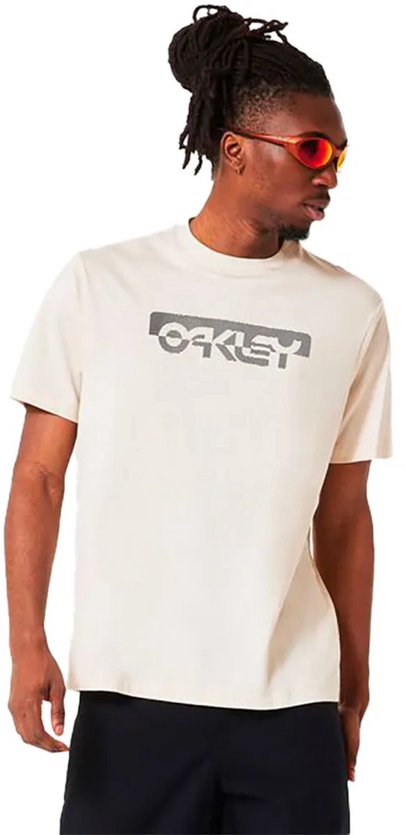Oakley Apparel Duality B1b T-shirt Met Korte Mouwen Beige L Man