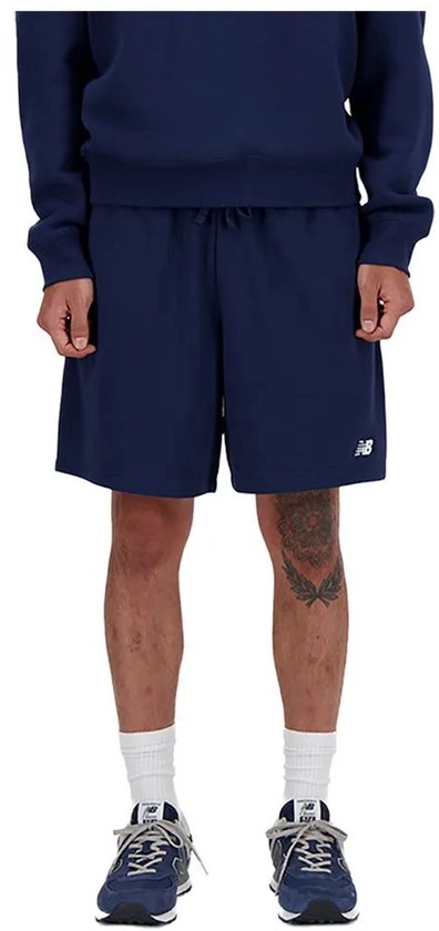Pantalon New Balance Sport Essentials French Terry Short 7" pour hommes - NB NAVY - Taille S