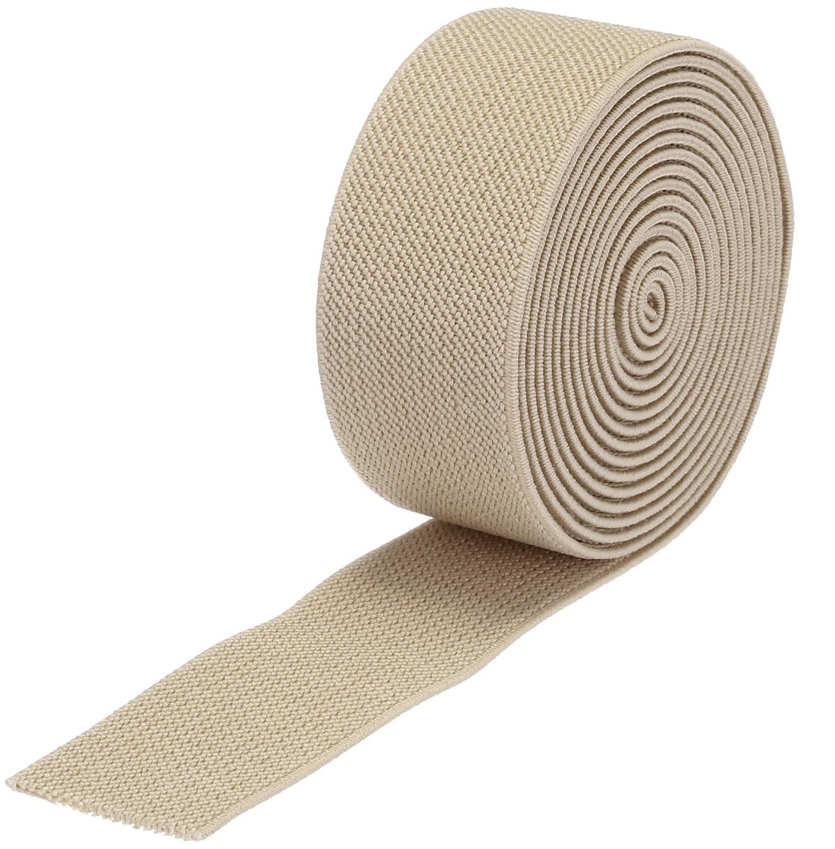 IMPERATORIS® Elastiekjes - Voor Hobby, Kantoor en Thuis - elastiek - Haaraccessoire voor Meisjes - Gekleurde Elastiekjes - Haar Elastieken - Baby - Volwassenen - Kleurrijk - 2 yards - Beige