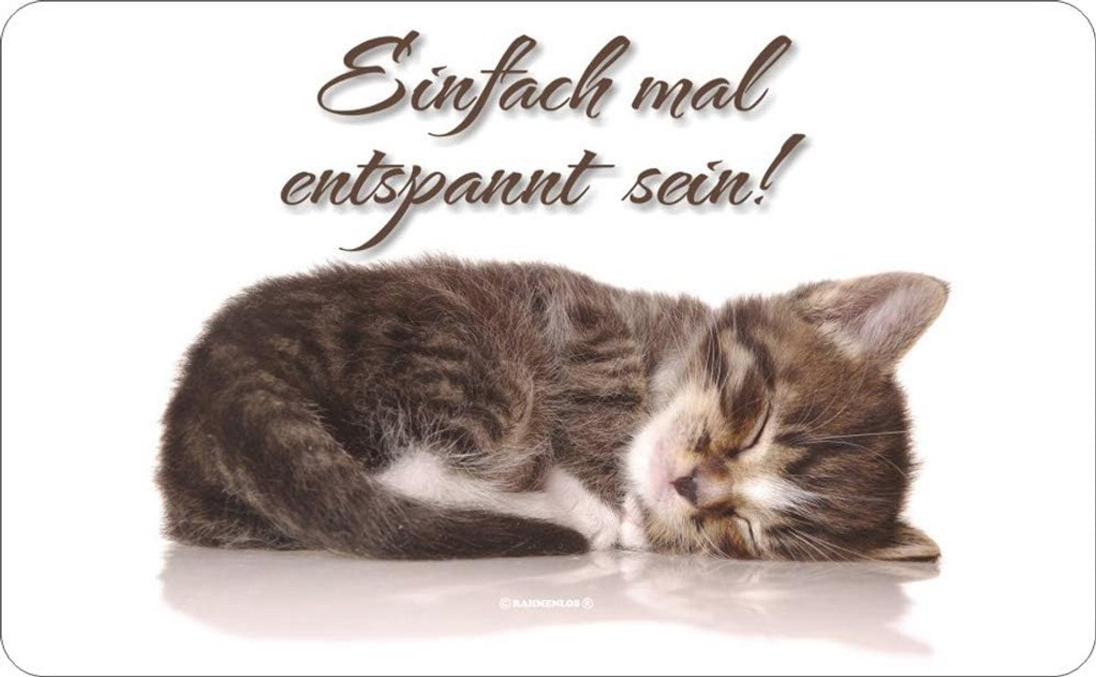 Ontbijtplankje voor Katten - Voedselveilig Resopal - 14,2x23,3 cm