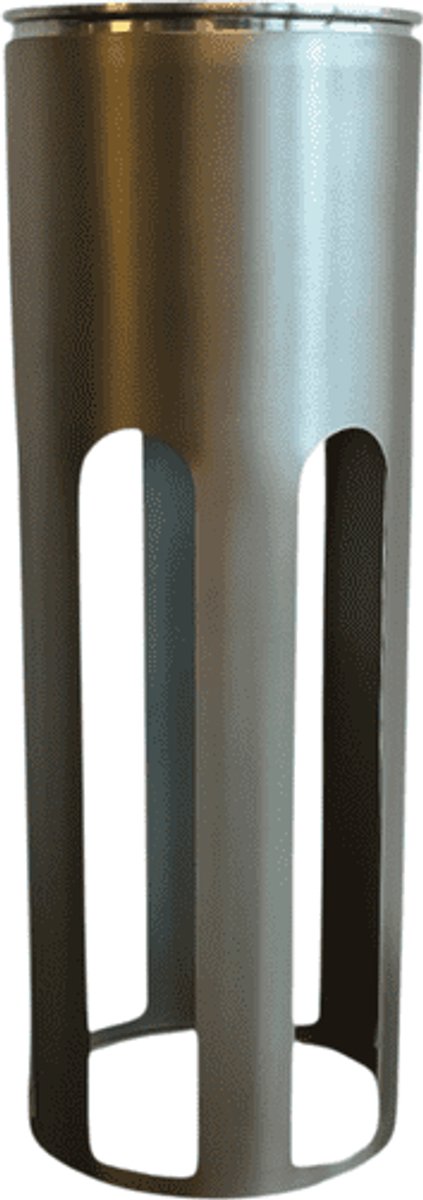 XLBoom Pillar Soft Copper – Luxe dubbelwandige wijnkoeler op standaard (80 cm) – Verkrijgbaar in Black | Soft Black | Pure Stainless | Soft Copper – Design champagne cooler door Frederik Delbart