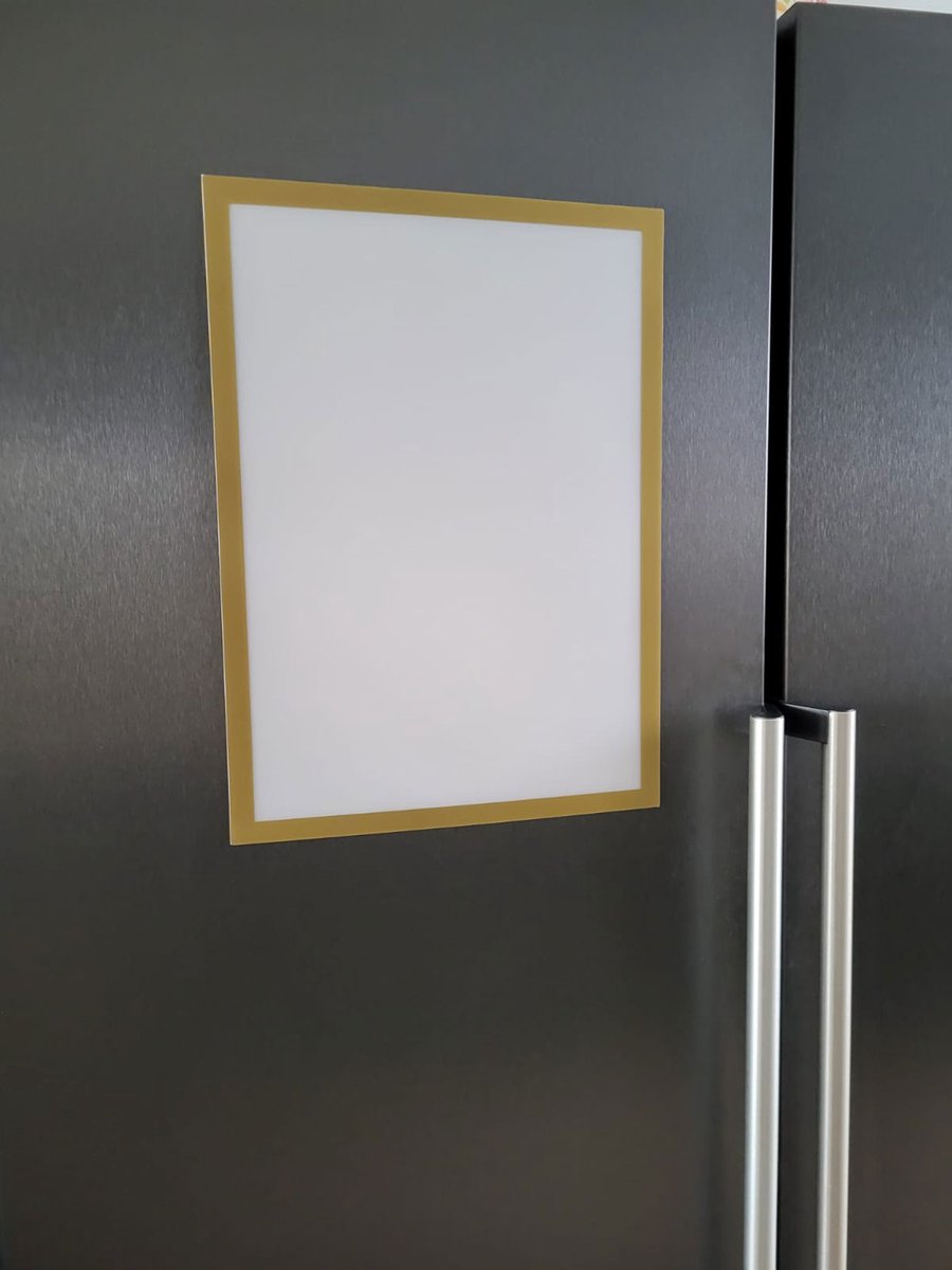 Eviva Home Deco Magnetische Wissellijst A3 - goud - Posterhouder met Magnetische Sluiting - Info Kader