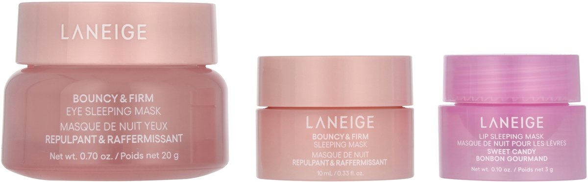 Laneige Plump & Hydrate Trio Set 33 g - Lip Sleeping Mask 3g/Sleeping Mask 10ml/Eye Sleeping Mask 20g — cadeau in Verzorging - foto 3