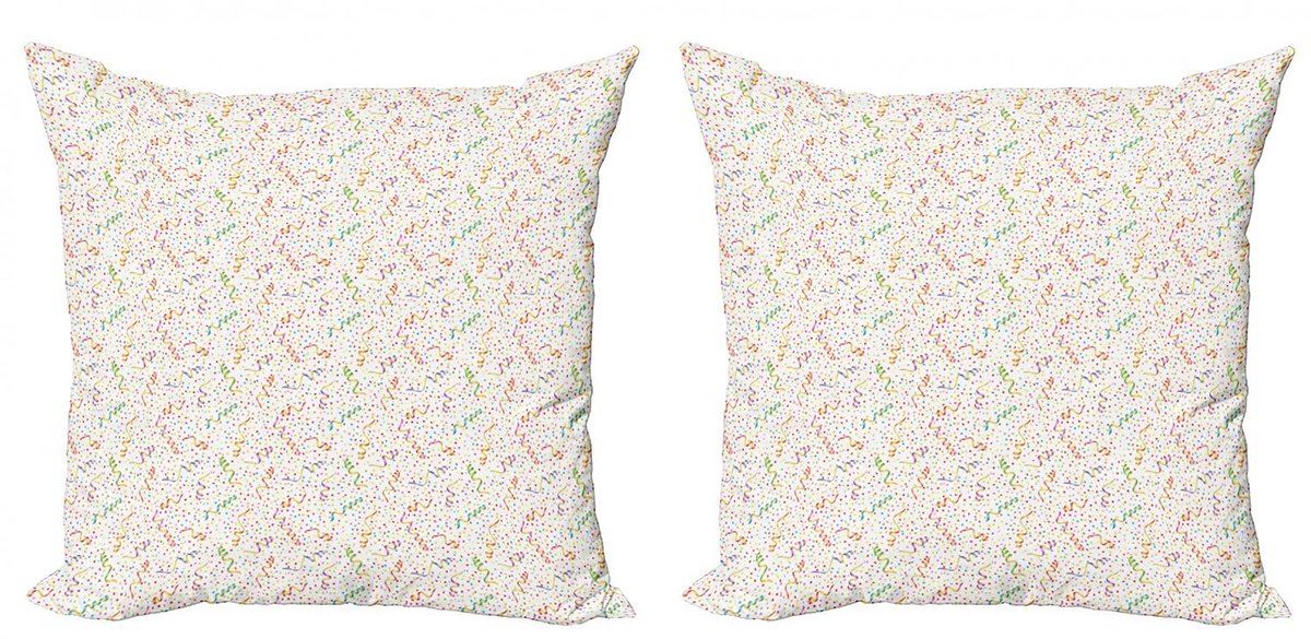 ABAKUHAUS Kussenhoes 2x50x50 cm – Multicolor – Dubbelzijdig Mehrfarbig