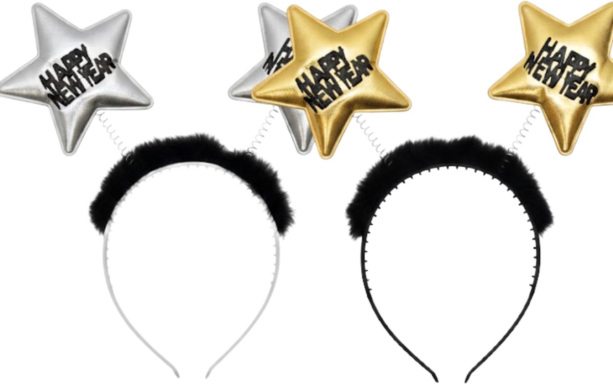 Happy New Year Diadeem - Sterren Assorti