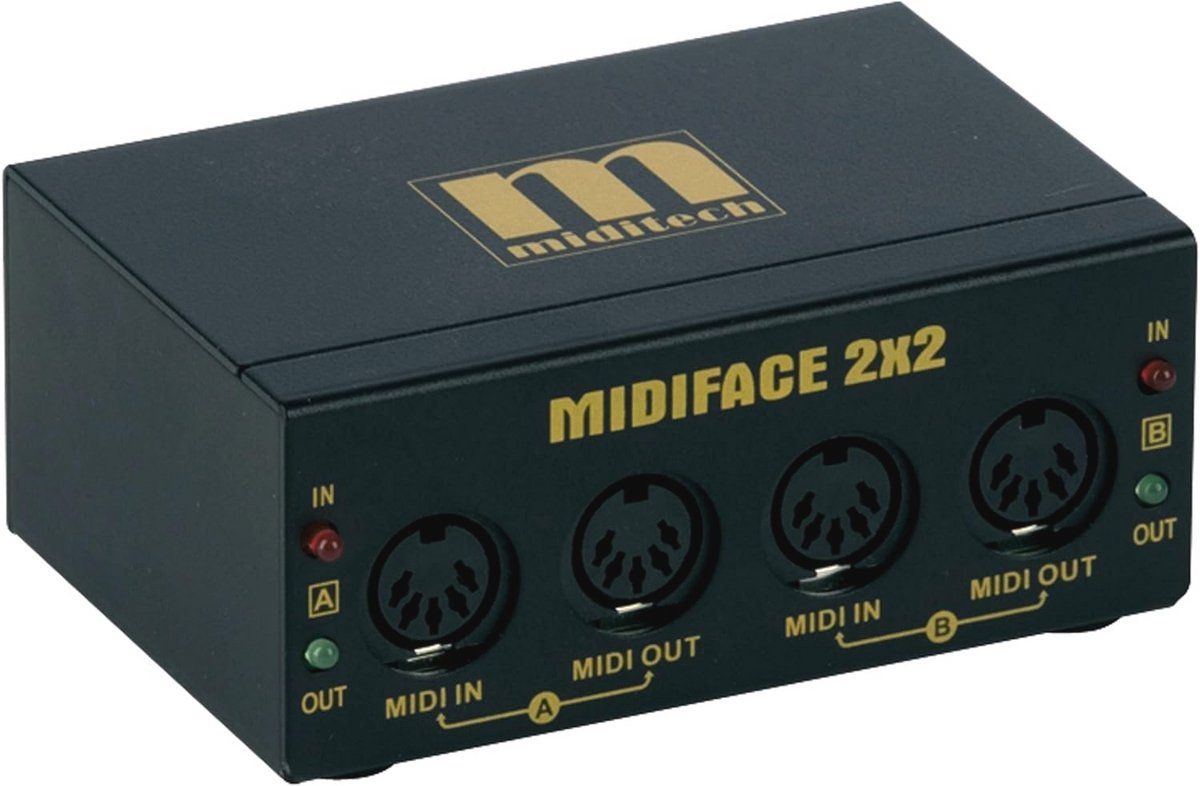 USB MIDI Interface - Dual MIDI 2x2 In/Out