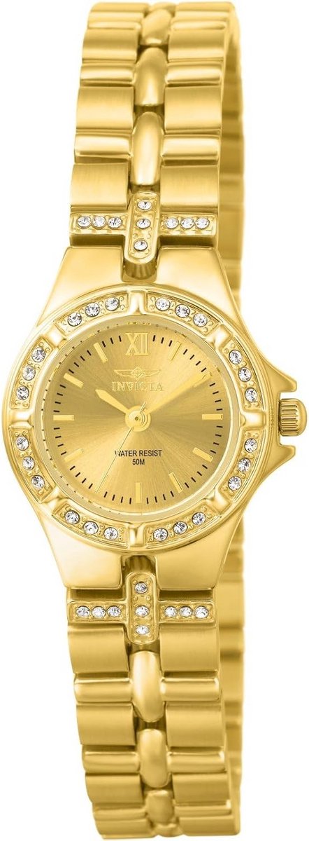 Dames Quartz Horloge van Roestvrij Staal - 21 mm