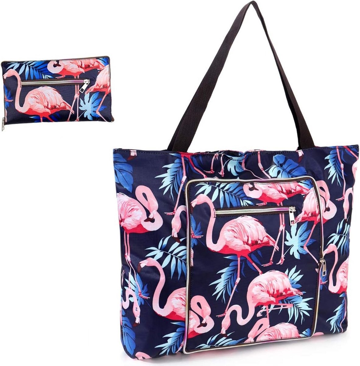 Vouwbare Strandtas voor Vrouwen - Grote Waterdichte Zomertas 46 x 10 x 43 cm
