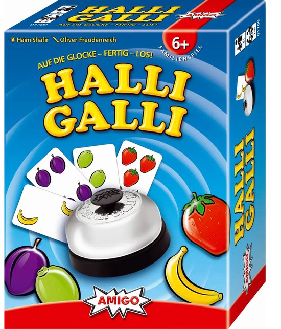 999 Games - Halli Galli - Actiespel - Het spel met de bel - Kinderspel - Gezelschapsspel - Familiespel - Reactiespel - Klein cadeautje